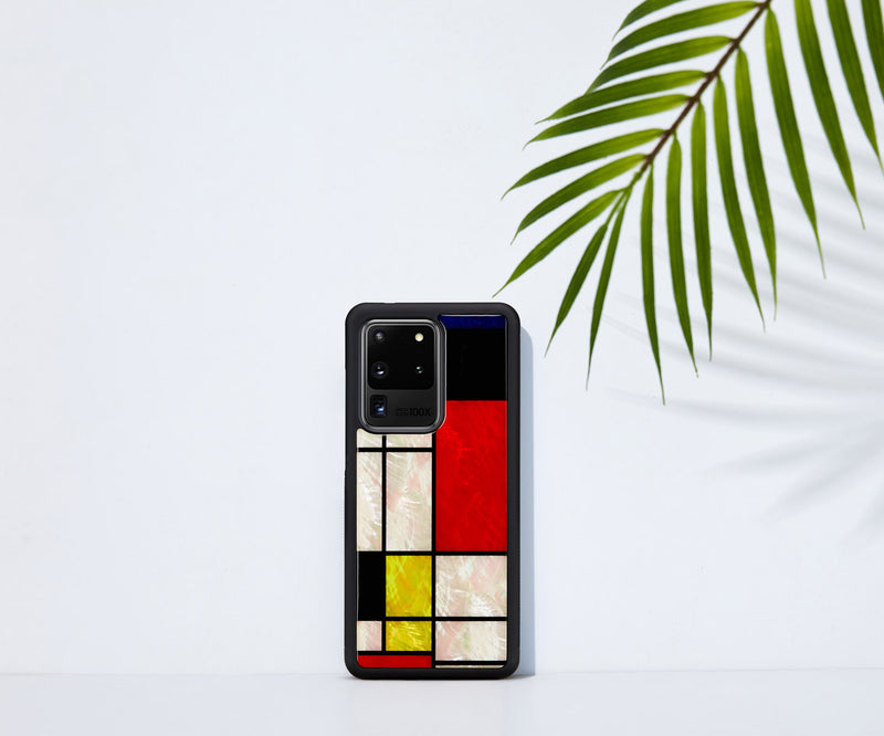 iKins case for Samsung Galaxy S20 Ultra mondrian black