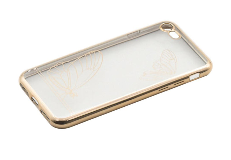 Силиконовый чехол Tellur для iPhone 7 Butterfly gold