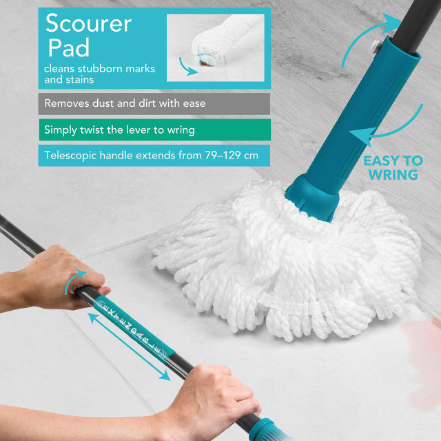 Beldray LA026354PK12UFEU7 Antibac Extendable Easy-Wring mop