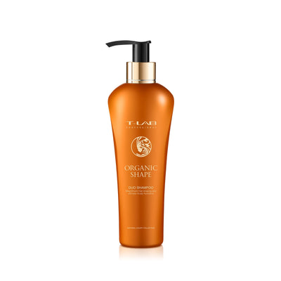 T-LAB Professional Organic Shape Duo Shampoo Garbanotų ar sunkiai suvaldomų plaukų šampūnas 300ml