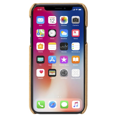 Krusell Broby Cover Apple iPhone XS Max cognac 