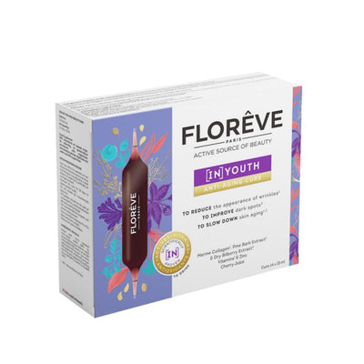 FLOREVE (IN) YOUTH Натуральная пищевая добавка для поддержки молодости кожи + маска для лица Мизон в подарок