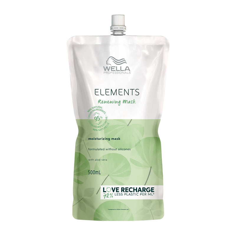 Wella ELEMENTS Renewing mask, 500 ml (replenishment) + gift Wella product