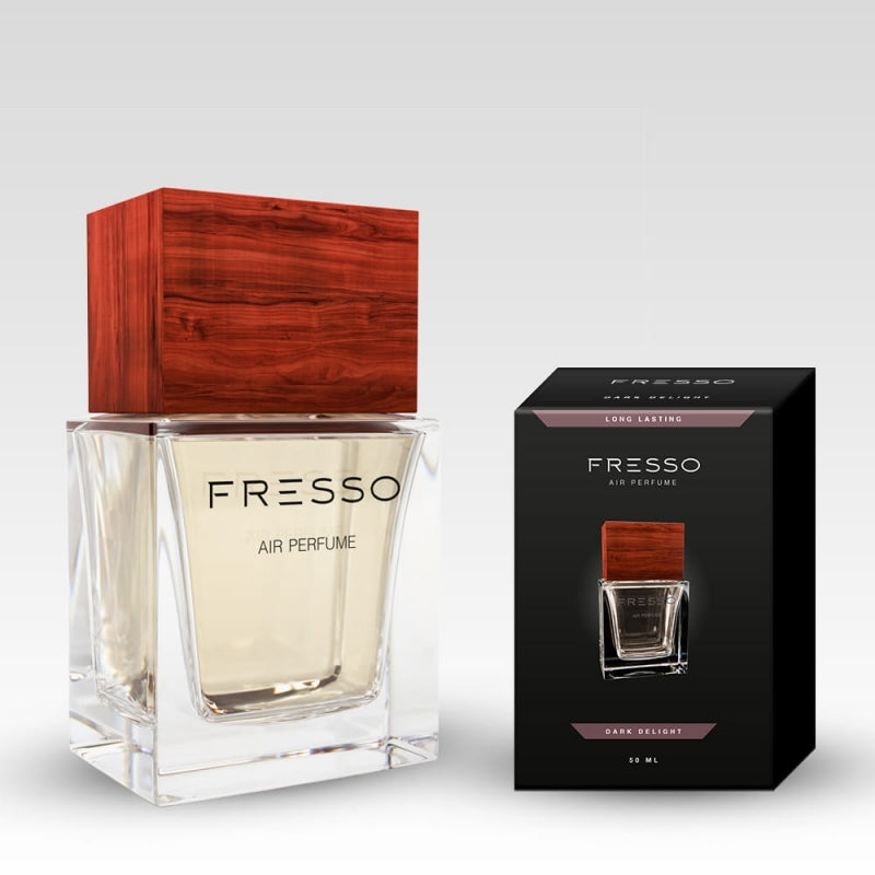 FRESSO Dark Delight 50 ml spray car fragrance + gift Previa hair product