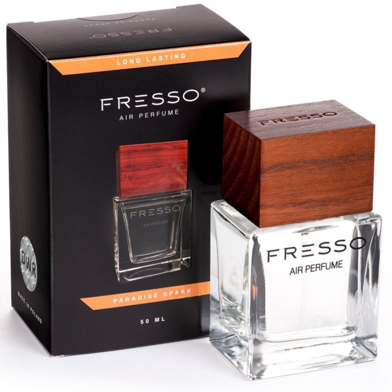 FRESSO Paradise Spark 50 ml spray car fragrance + gift Previa hair product