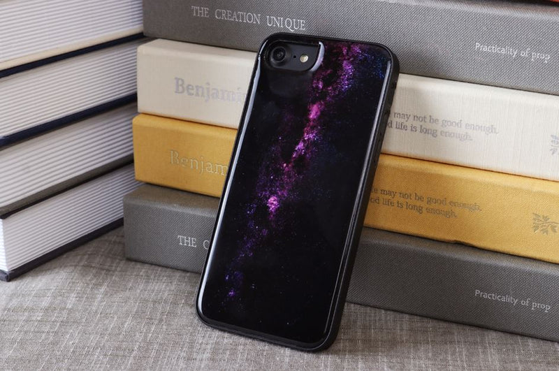 iKins case for Apple iPhone 8/7 milky way black