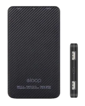 Мобильный аккумулятор Eloop E30 5000 мАч черный