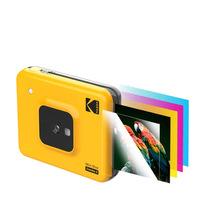 Комбинированный фотоаппарат и принтер Kodak Mini Shot 2, желтый