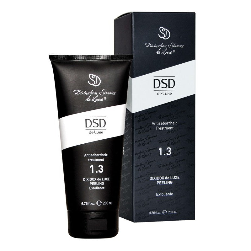 Galvos odos šveitiklis Dixidox de Luxe Antiseborrheic Treatment Peeling DSD 1.3, 200 ml +dovana prabangus namų kvapas su lazdelėmis