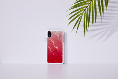 Чехол iKins для смартфона iPhone XR розовый, белый, озерный