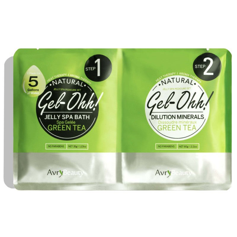 Gel-Ohh Jelly Spa Pedi Bath Green Tea AJ001GRT, with green tea