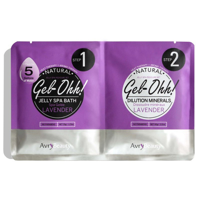 Гель-Ohh Jelly Spa Pedi Bath Lavender AJ001LVR, с лавандой