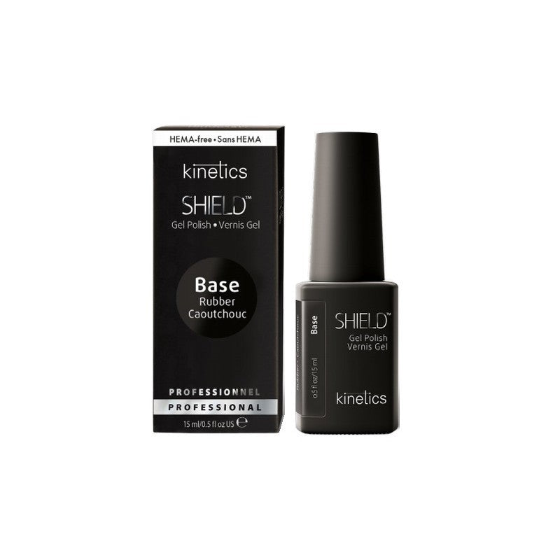 Gel-lacquer base Kinetics Shield HEMA Free Rubber Base KGPRB01, strengthens weak and brittle nails, 15 ml