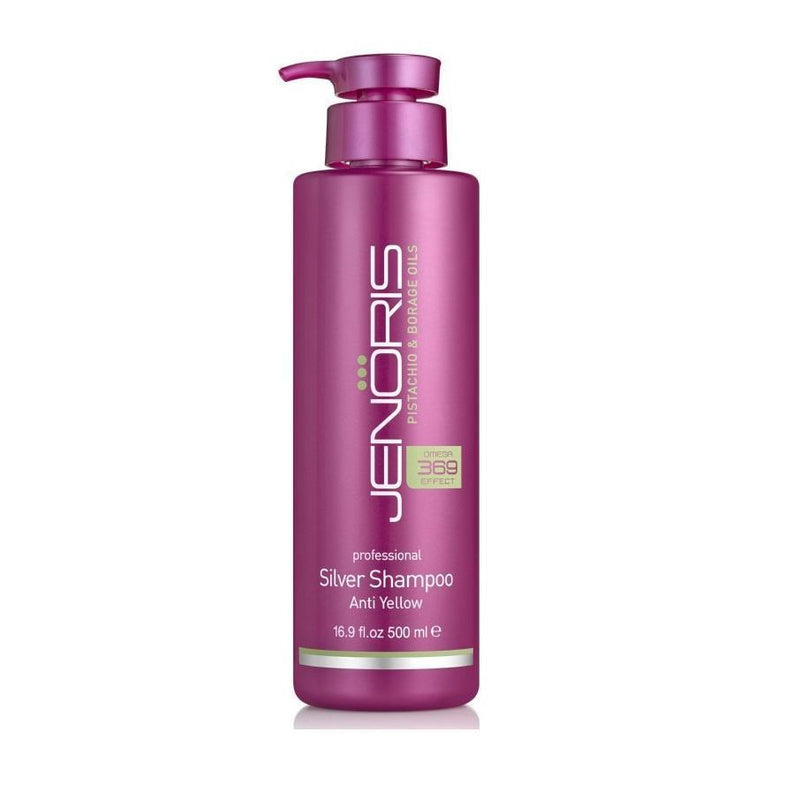 Geltonumą neutralizuojantis šampūnas plaukams Jenoris Professional Silver Shampoo (2 dydžiai)-Beauty chest
