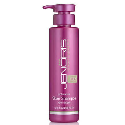 Шампунь для нейтрализации желтого цвета волос Jenoris Professional Silver Shampoo