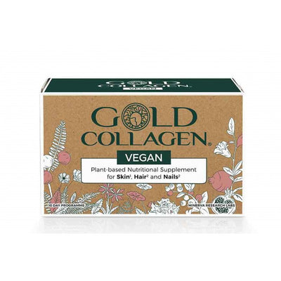 Gold Collagen Vegan Рекомендуется для веганов и вегетарианцев 10x50 мл + в подарок средство для волос Previa