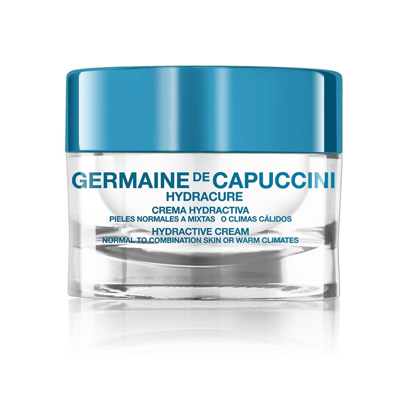 Germaine de Capuccini Hydracure Moisturizing cream for normal - combination skin (for the warm season), 50ml + gift T-LAB Shampoo/conditioner
