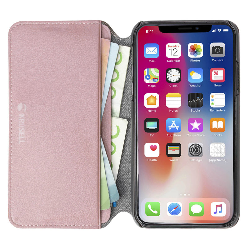 Krusell Pixbo 4 Card SlimWallet Apple iPhone XS Max rose 