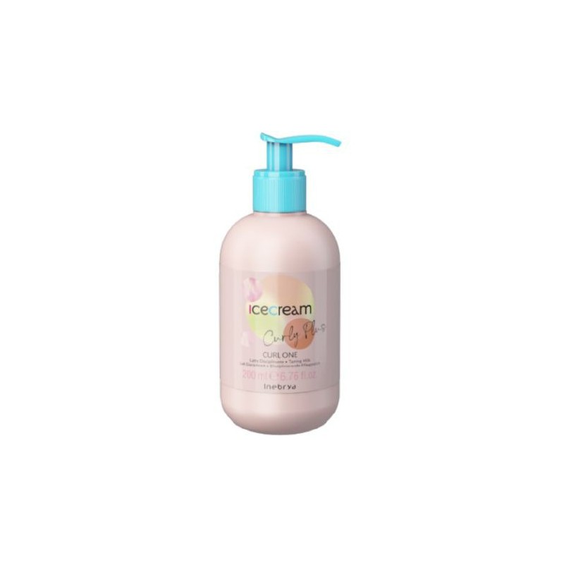Smoothing agent for unruly hair Inebrya Ice Cream Curly Plus One ICE26371, 200 ml