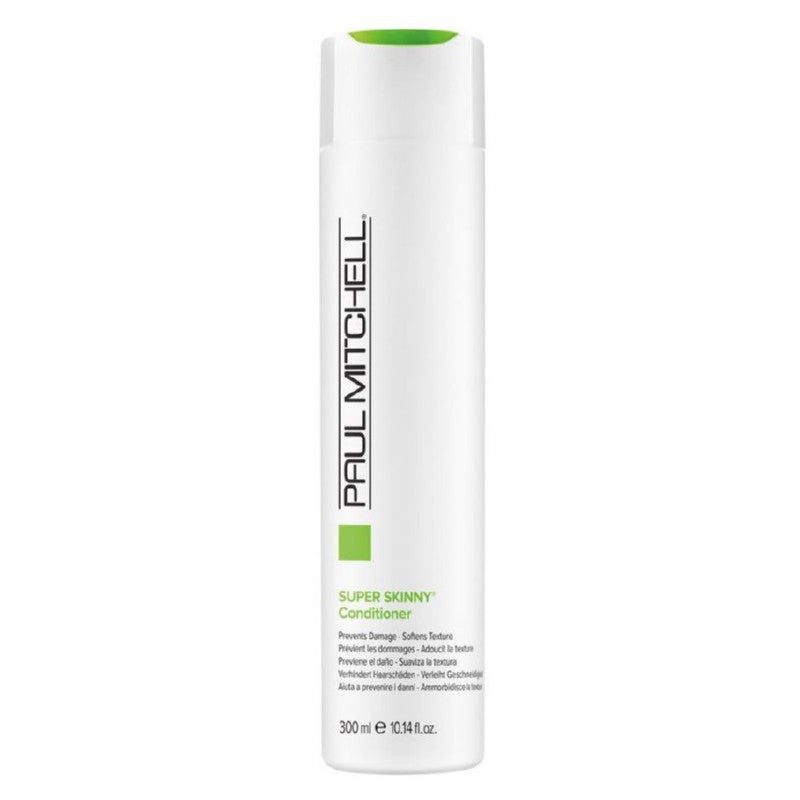 Smoothing conditioner for hair Paul Mitchell Super Skinny Conditioner PAUL104213 for unruly hair and provides smoothness, 300 ml + gift Previa hair product
