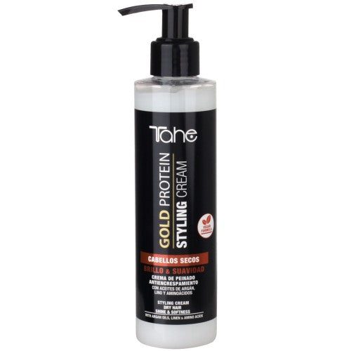 Термозащитный крем для сухих волос Gold Protein, TAHE, 200мл.