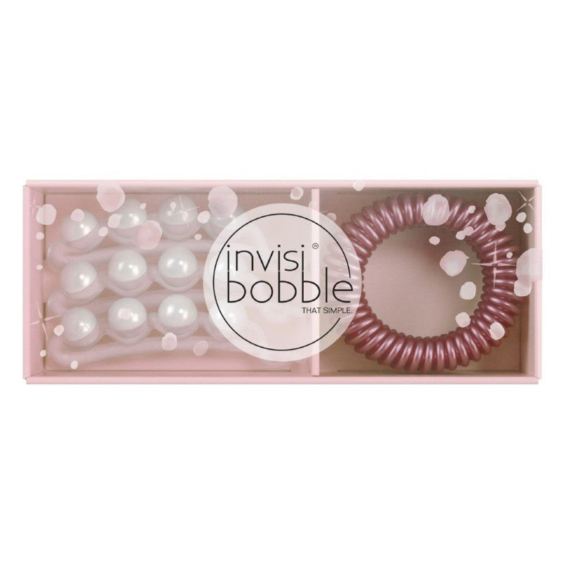 Invisibobble Sparks Flying Duo set of hair bands and hair clips 3 pieces of hair bands and 3 pieces of hair clips