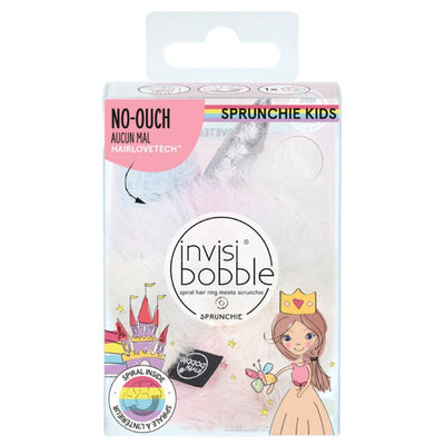 Gumytė plaukams Invisibobble Sprunchie Kids Unicorn IB-SPPLKIDS-PA-1-103, vaikiška, su ausytėmis ir kepurėle
