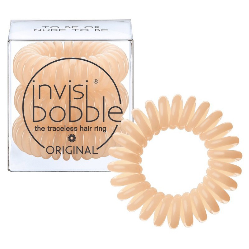 Rubber bands for hair Invisibobble Original Traceless Hair Ring To Be Or Nude To Be 3 pcs