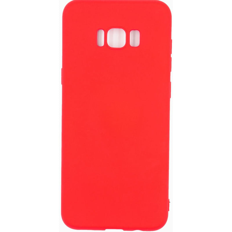 Samsung S8 Plus Soft Touch силиконовый красный