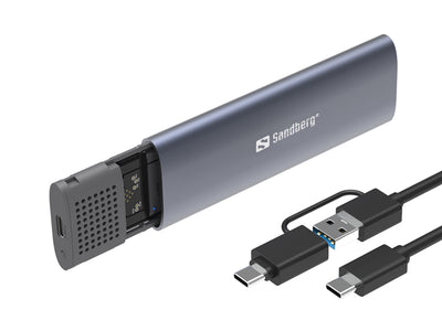Sandberg 136-39 USB 3.2 Case for M.2+NVMe SSD