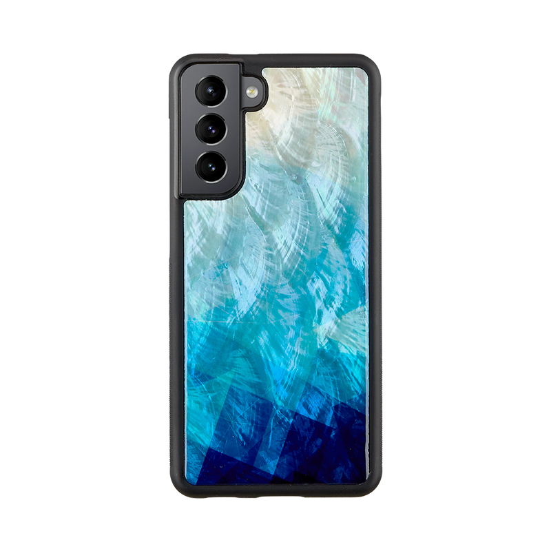 iKins case for Samsung Galaxy S21 blue lake black