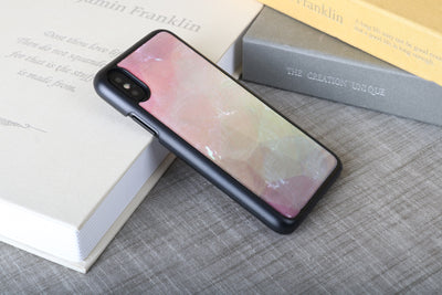 iKins SmartPhone case iPhone XS/S water flower black