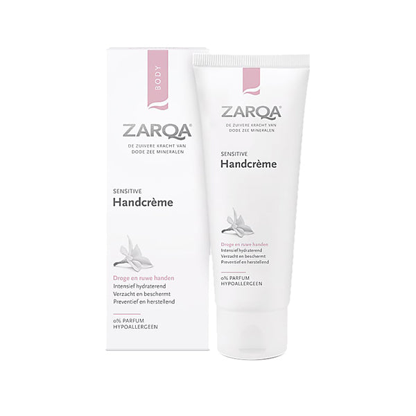 Крем для рук Zarqa для чувствительной кожи 75мл + косметический продукт Previa в подарок