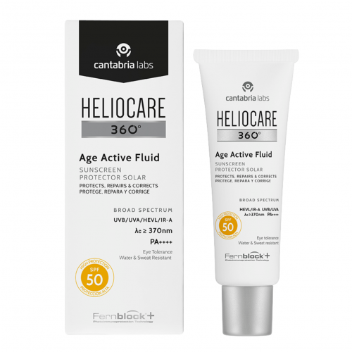 Heliocare 360 ​​AGE ACTIVE Fluid SPF50+, 50 ml + gift