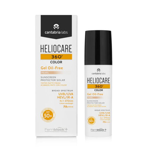 Heliocare 360 OIL-FREE Apsauginis gelis nuo saulės SPF50+, 50 ml (Pearl)
