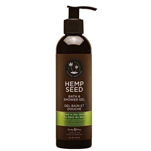 Hemp Seed body wash Naked in the Woods, 237 ml + gift 