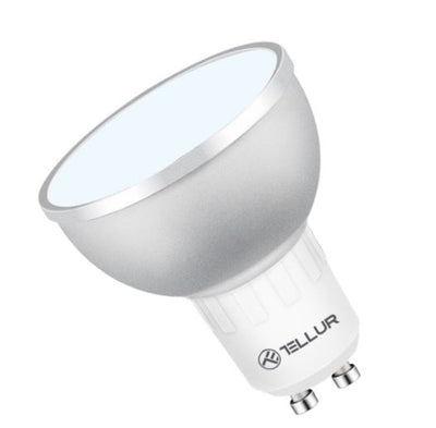 Умная светодиодная светодиодная лампа Tellur WiFi GU10, 5 Вт, белый/теплый/RGB, диммер
