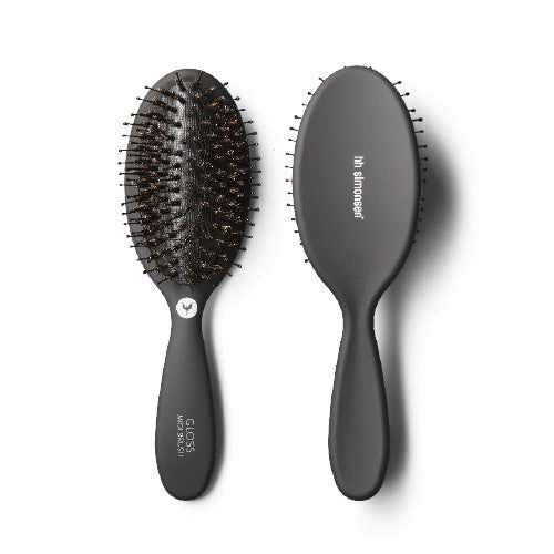 HH Simonsen GLOSS BRUSH black hair brush with boar bristles