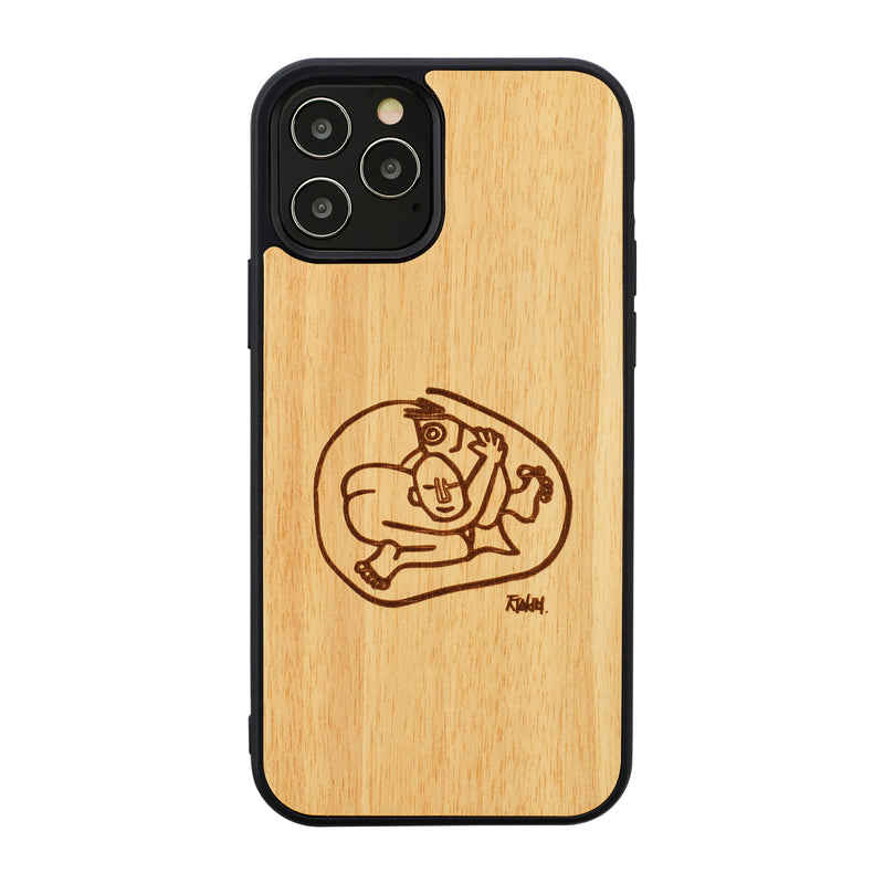 MAN&amp;WOOD case for iPhone 12/12 Pro child with fish