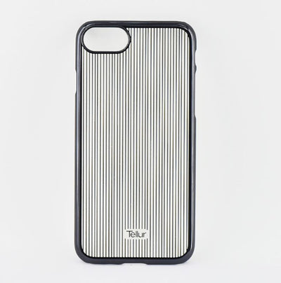 Жесткий чехол Tellur Cover для iPhone 7 с вертикальными полосками, черный