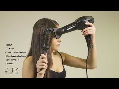 DIVA PRO STYLING Rapida 4000 Pro Magenta Hair dryer + gift/surprise