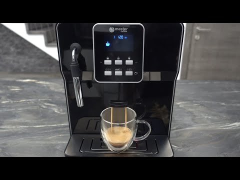 Кофемашина автоматическая Master Coffee MC320CM, черный +подарок Кофе в зернах Vergnano Antica Bottega 1кг
