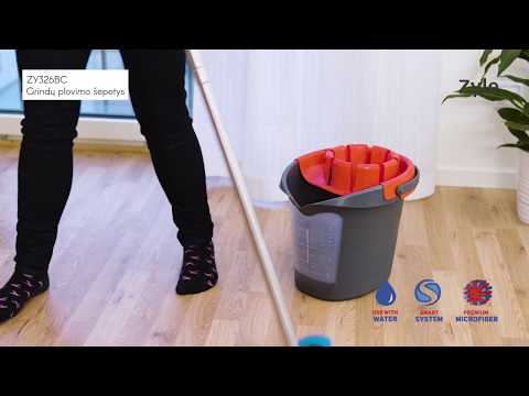 Floor cleaning brush Zyle ZY326BC, length 160 cm