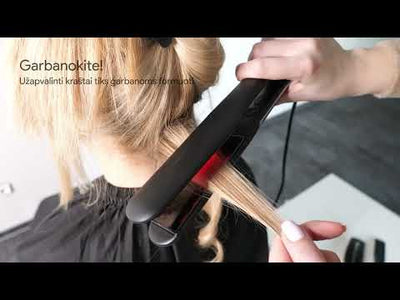 Выпрямитель для волос OSOM Professional OSOM815RG, с инфракрасными лучами, до 230 С, 48 Вт, широкие пластины