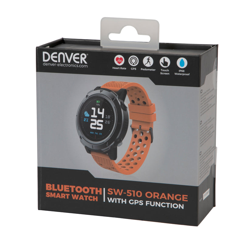 Denver SW-510 black+orange strap