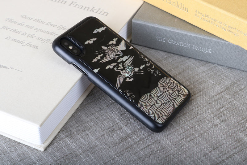 iKins SmartPhone case iPhone XS/S crane black