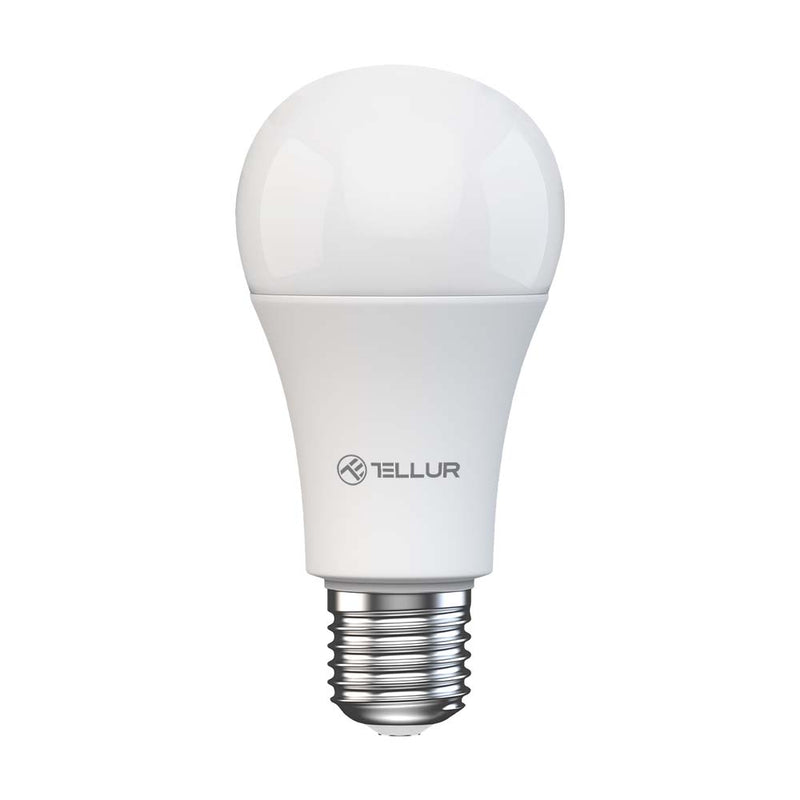 Лампа Tellur Smart WiFi E27, 9 Вт, белый/теплый/RGB, диммер