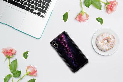 iKins SmartPhone case iPhone XS Max milky way black