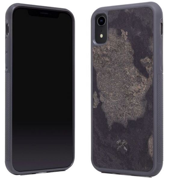 Чехол Woodcessories Stone Collection EcoCase для iPhone Xr камуфляжно-серый sto054