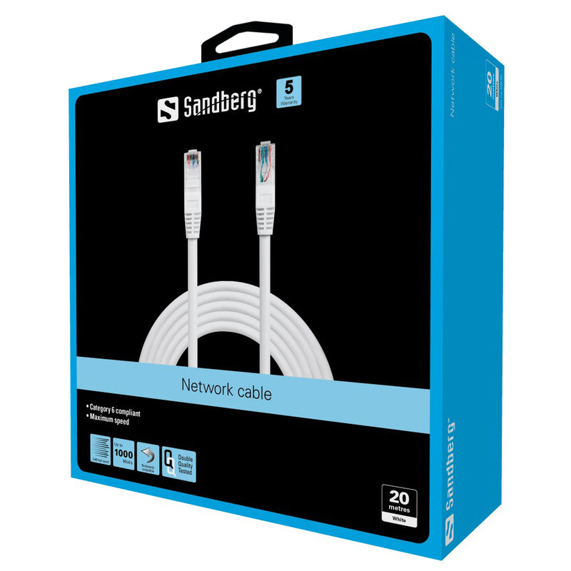 Сетевой кабель Sandberg 506-99 UTP Cat6 20 м